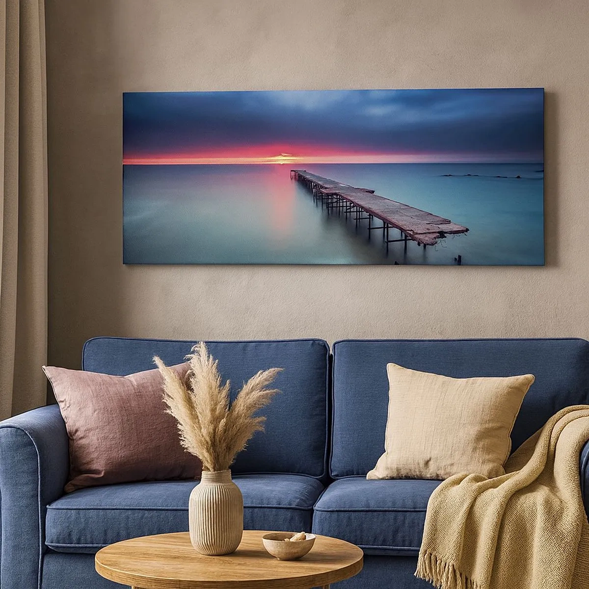 Vászonkép - Ég és föld között - 100x40 cm