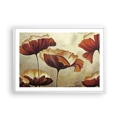 Poszter fekete keretben - Rét - 70x50 cm