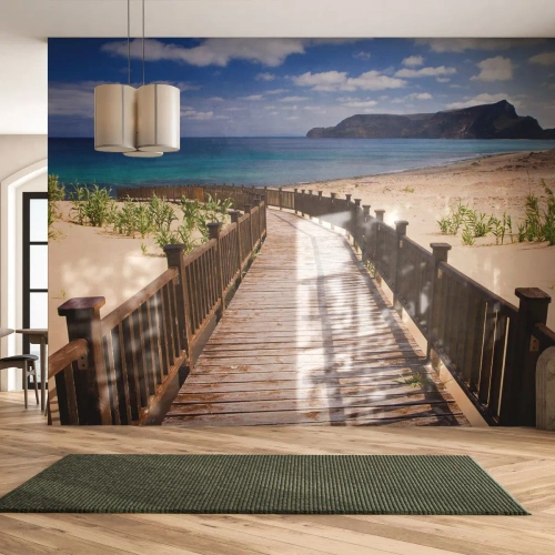 Öntapadós Fotótapéta Deluxe Sticker - Vigyél el a boldog szigetekre - Tájkép, Strand, Madeira - 100x70 cm
