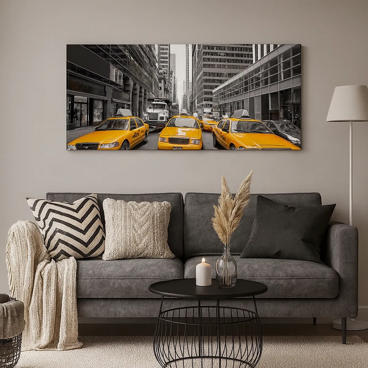 Vászonkép - Mi színezzük a várost - 30x30 cm