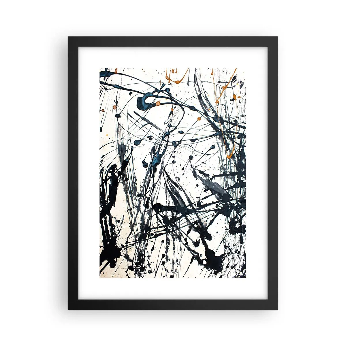 Poszter fehér keretben - Expresszionista absztrakció - 30x40 cm