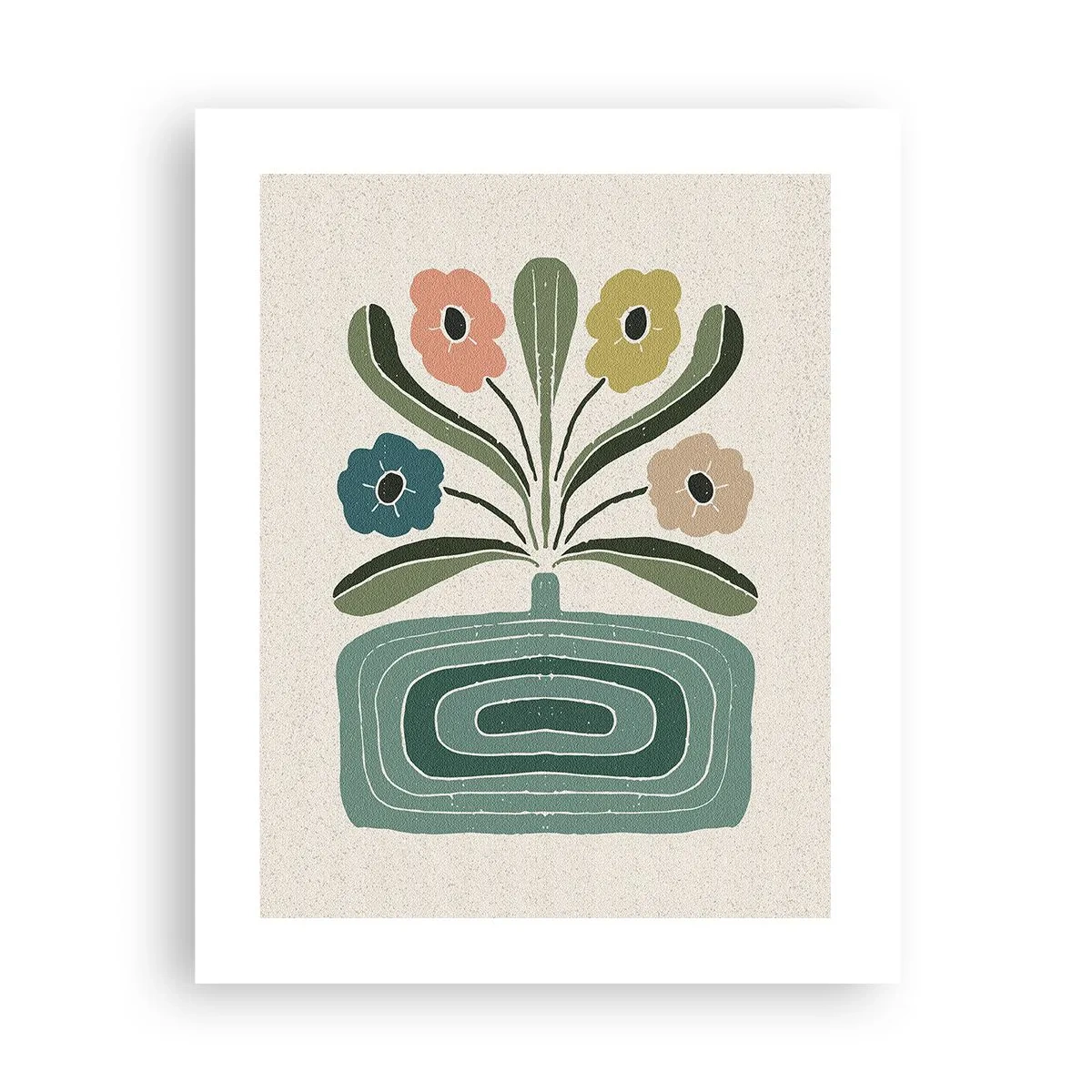 Poszter - Szimmetrikus csokor - 40x50 cm