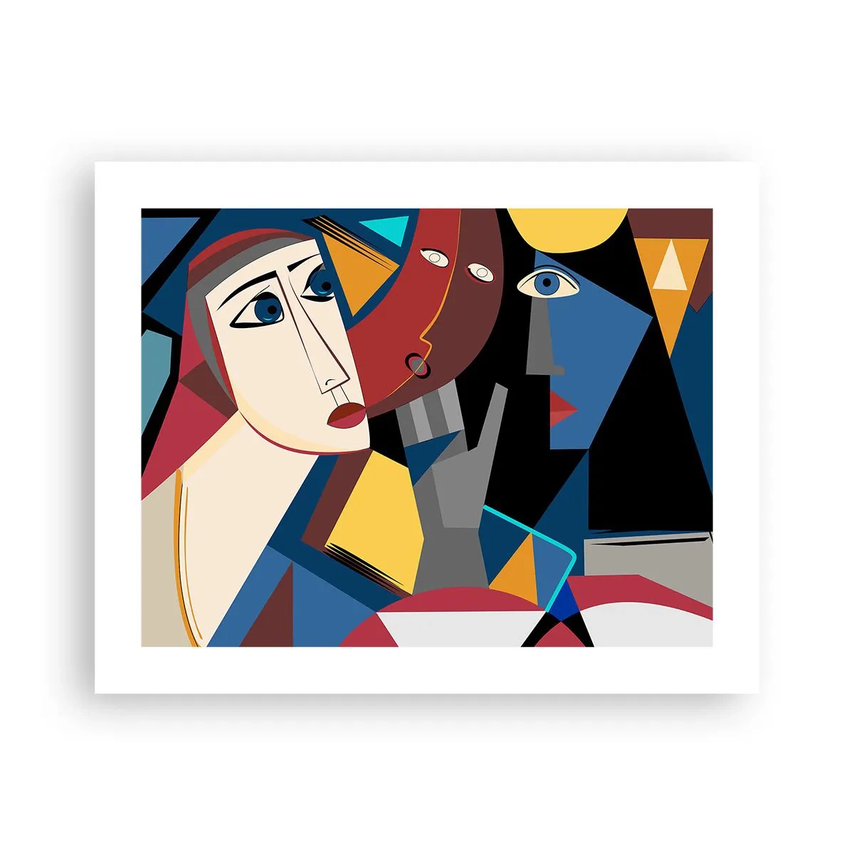 Poszter - Kubisták beszélgetése - 50x40 cm