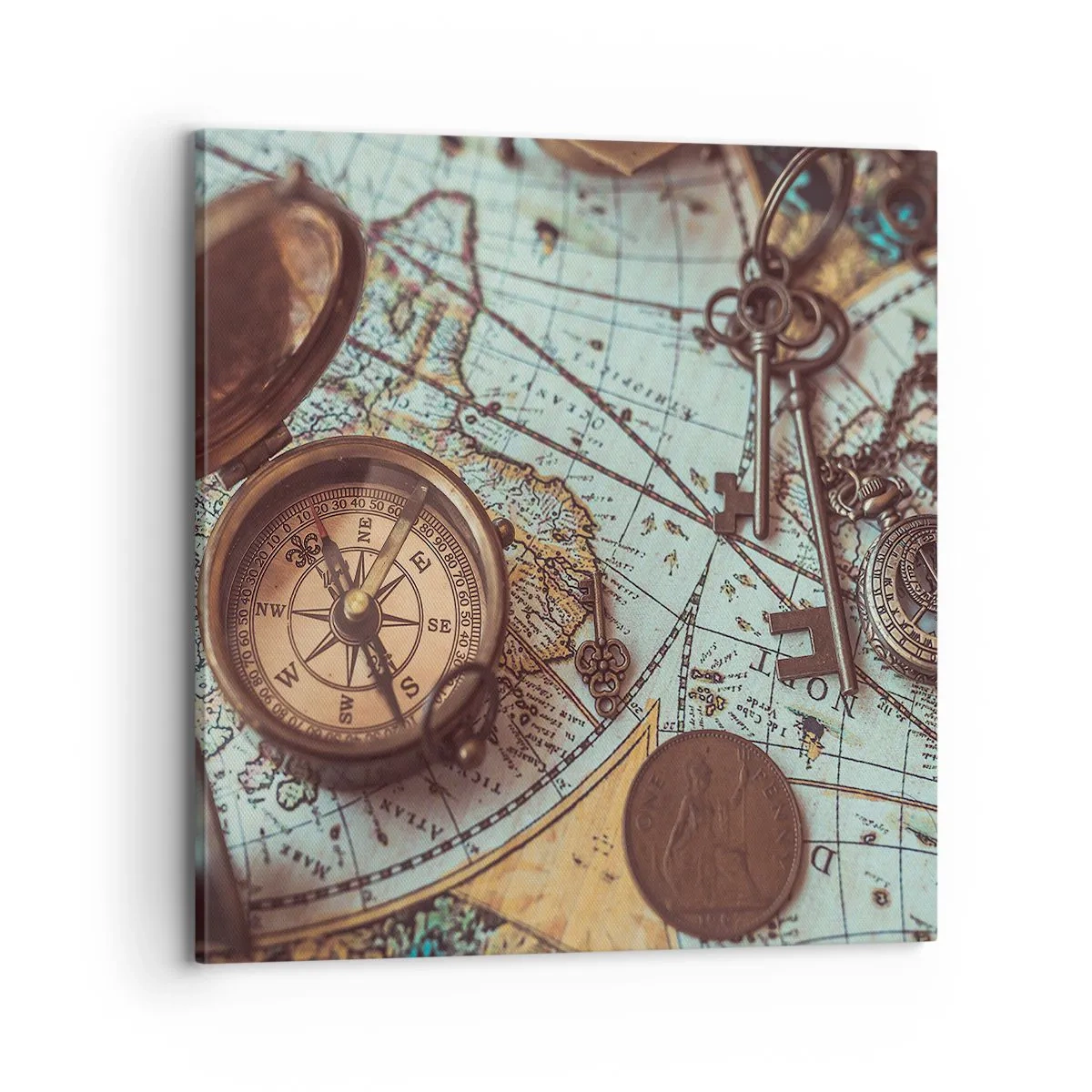 Vászonkép - A kalandvágynak - 70x70 cm