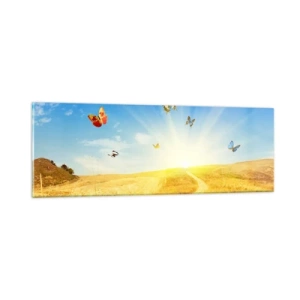 Üveg kép - És hogy lehet nem szeretni a nyarat? - 90x30 cm