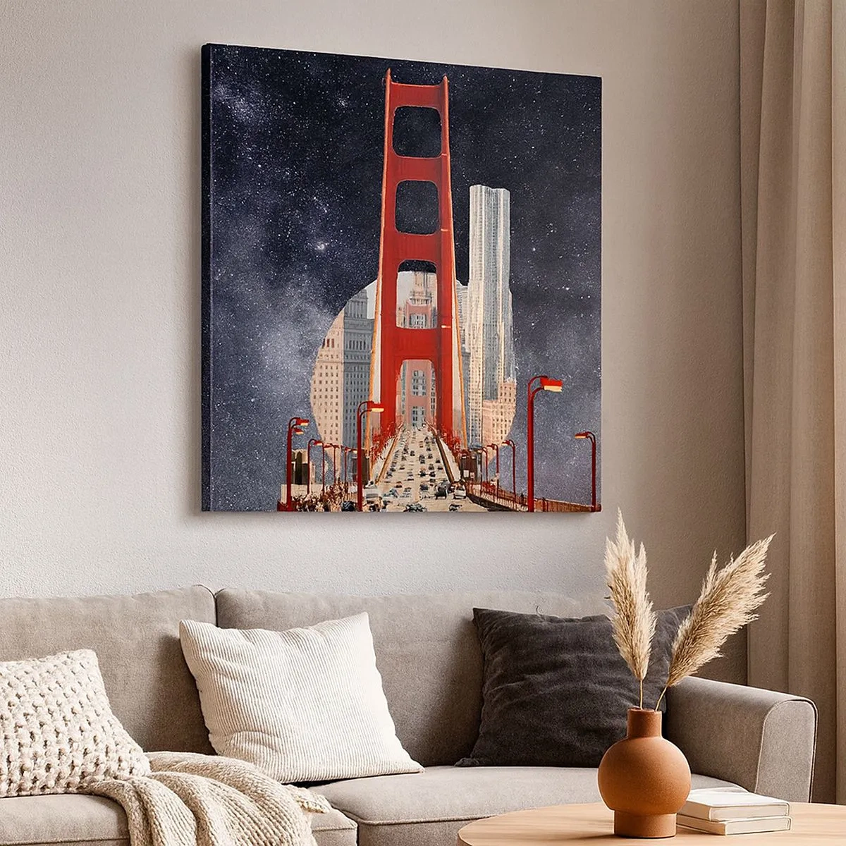 Vászonkép - Mindig a középpontban - 30x30 cm