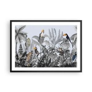 Poszter fehér keretben - Afrikai mese - 70x50 cm