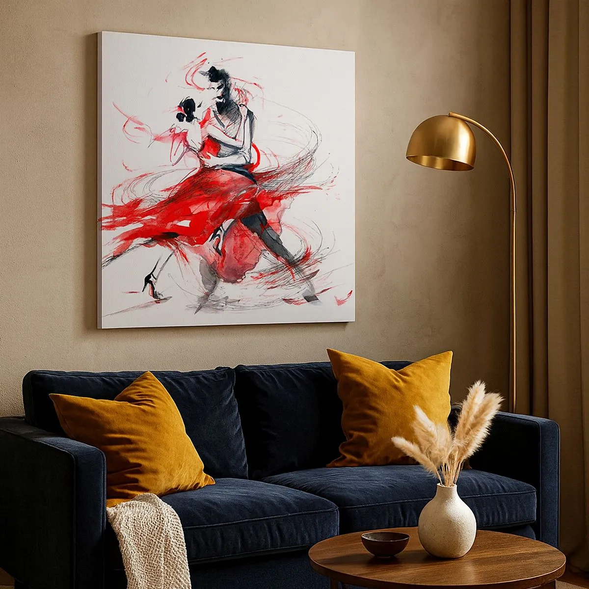 Vászonkép - Tango - a szenvedély ritmusa - 30x30 cm