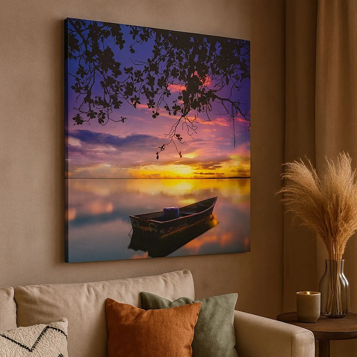 Vászonkép - „Úgy tűnik, az ég közepén lógsz...” - 30x30 cm