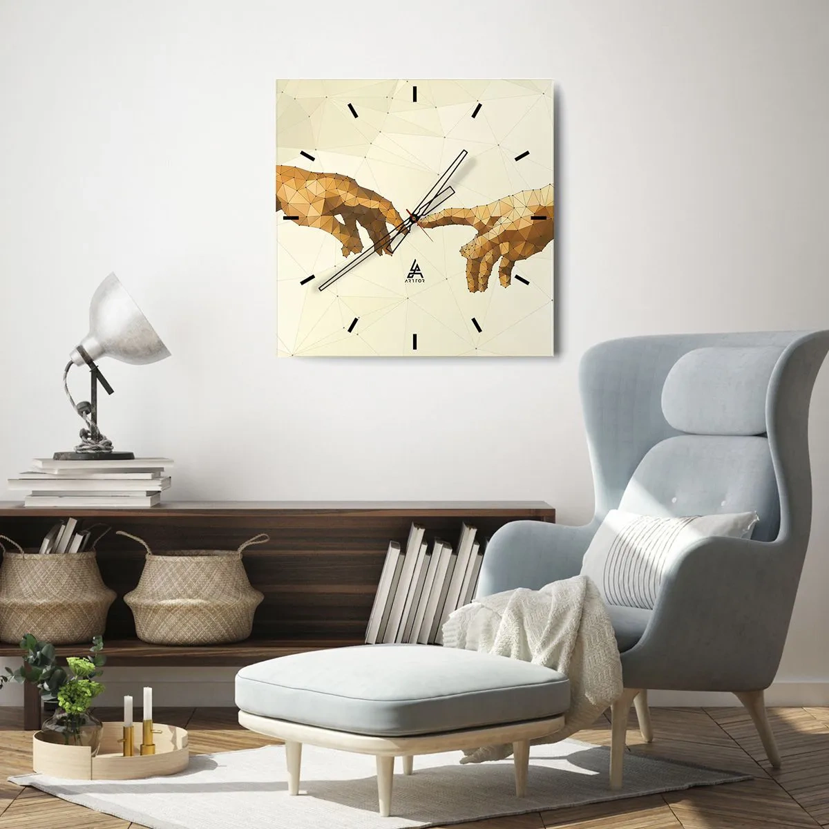 Falióra, Óra - Isteni geometria - 30x30 cm