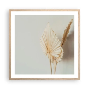 Poszter világos tölgy keretben - Ha vigaszra van szükséged - 60x60 cm