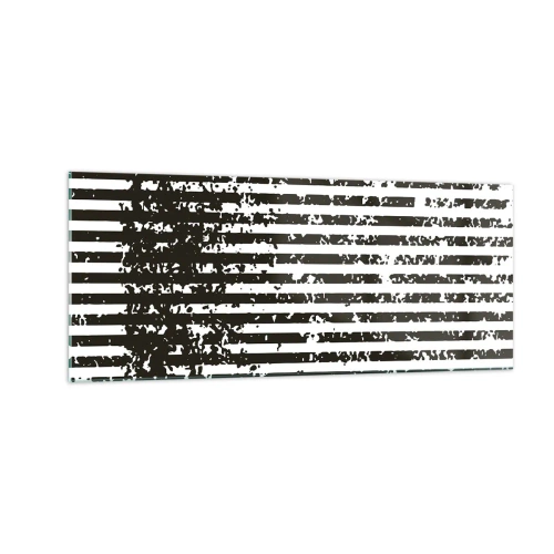 Üveg kép - Ritmus és zaj - 100x40 cm