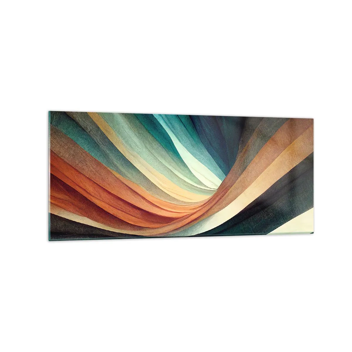 Üveg kép - Színekből szőtt - 120x50 cm