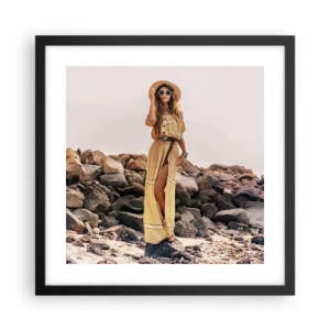 Poszter fehér keretben - A kövek varázsa - 40x40 cm