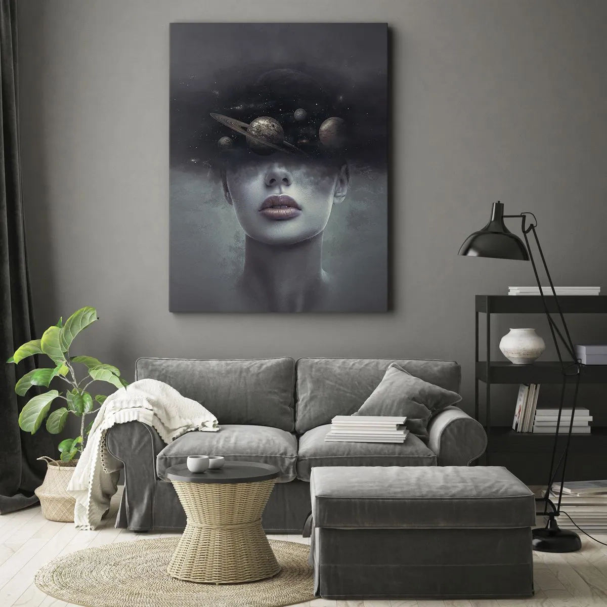 Vászonkép - És a bolygók megvadulnak... - 80x120 cm
