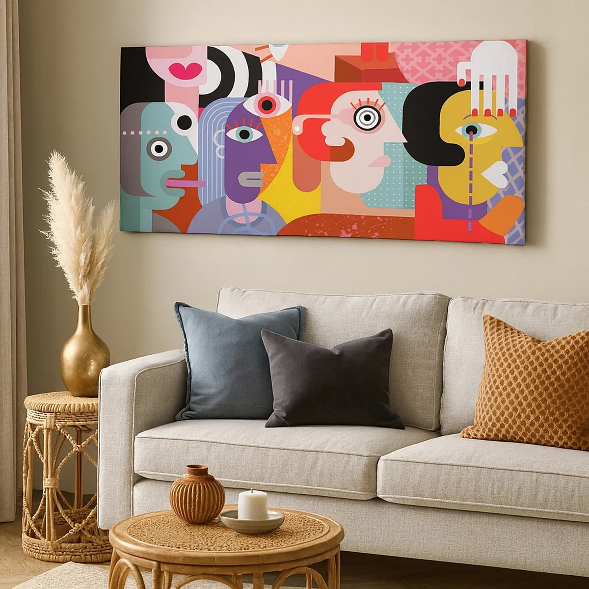 Vászonkép - Picassó úrtól vagyunk - 30x30 cm
