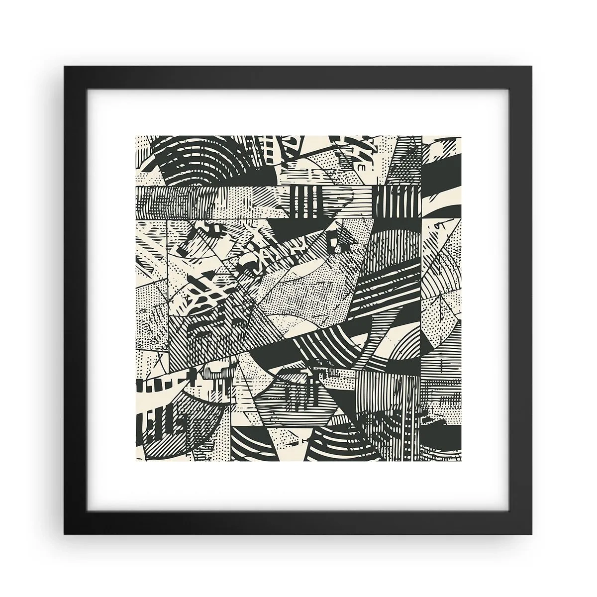 Poszter fehér keretben - A jelenkor dinamikája - 30x30 cm