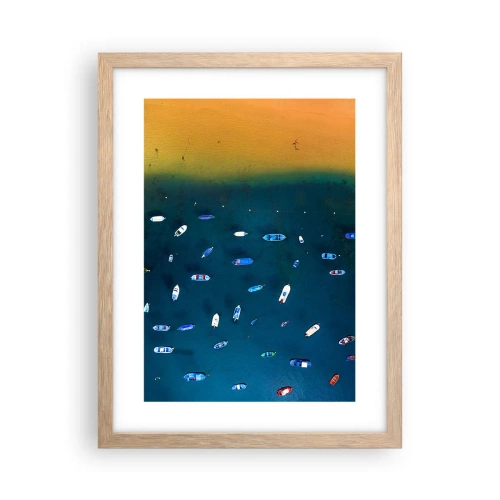 Poszter világos tölgy keretben - Egy ünnepi játék - 30x40 cm