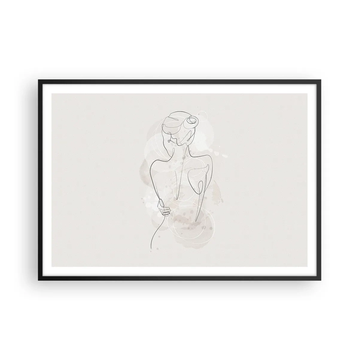 Poszter fehér keretben - Mint egy érzékeny hangszer - 100x70 cm