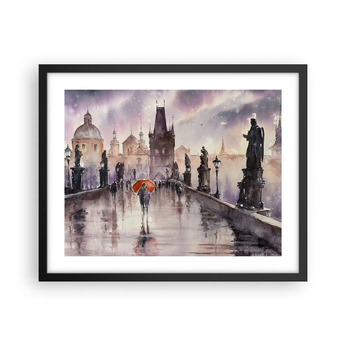 Poszter fehér keretben - Az emberek nem változnak - 50x40 cm