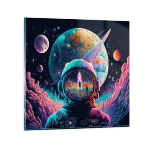 Üveg kép - A filozófusok sosem álmodtak erről - 70x70 cm