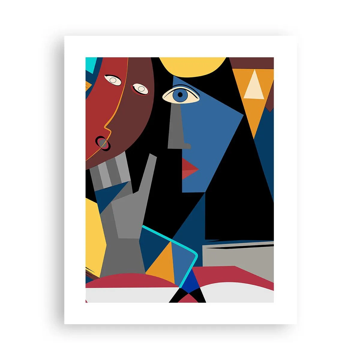 Poszter - Kubisták beszélgetése - 40x50 cm