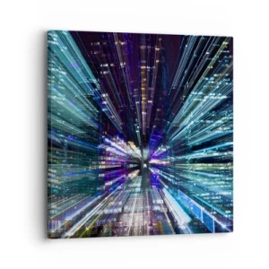 Vászonkép - Átmenet a hipertérbe - 30x30 cm