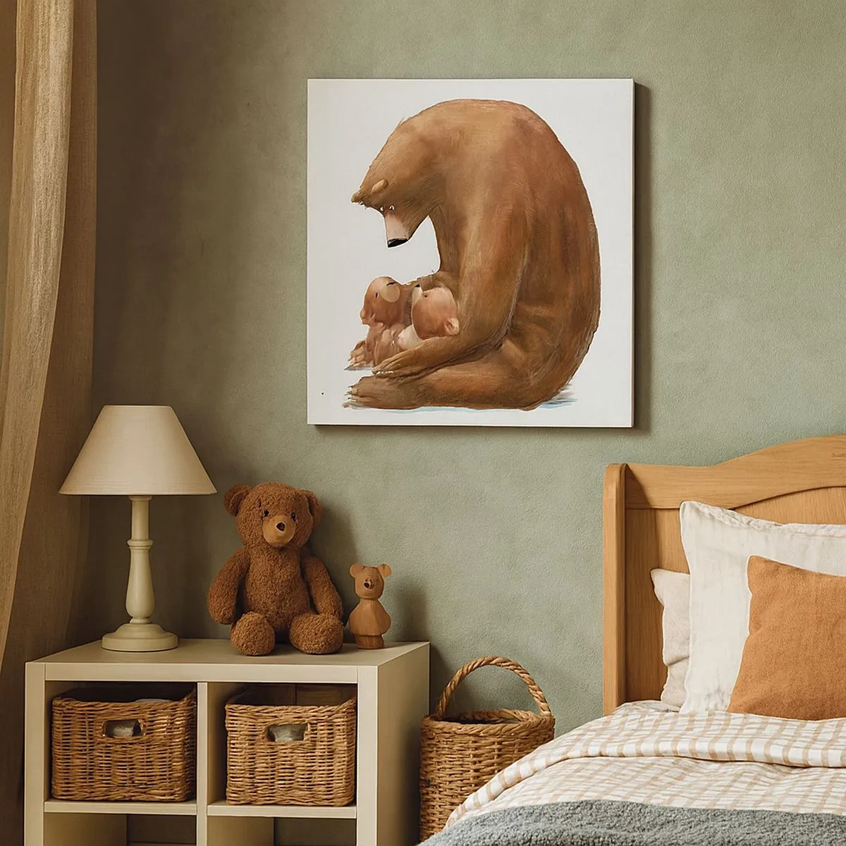 Vászonkép - Szép álmokat gyerekek - 30x30 cm