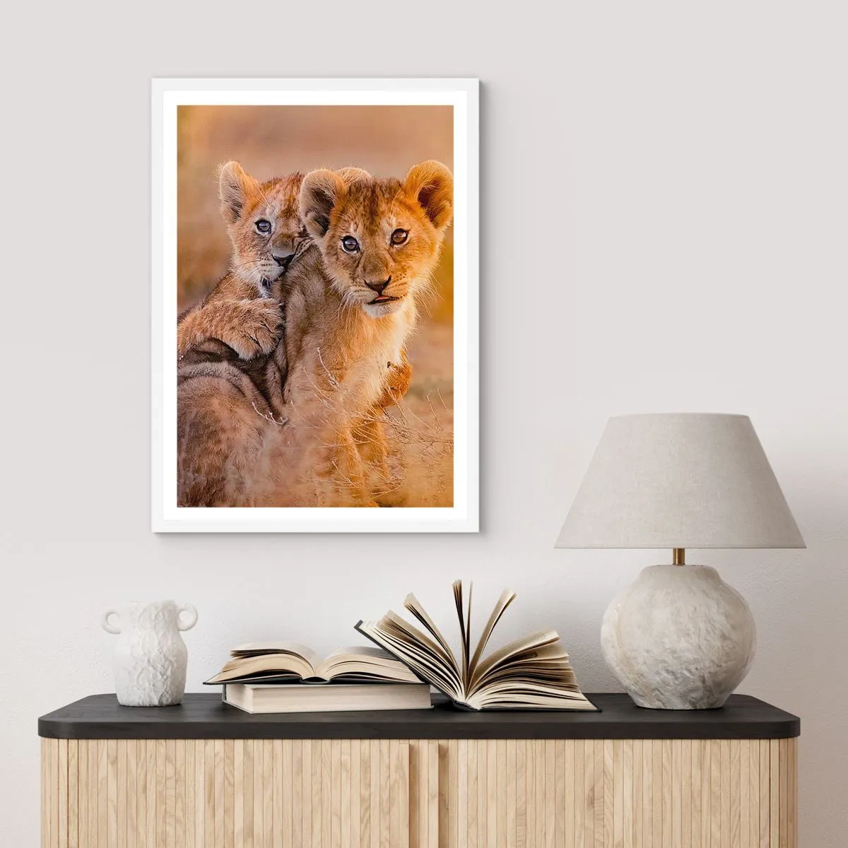 Poszter fekete keretben - Ne zavarni! Szórakozunk - 30x40 cm