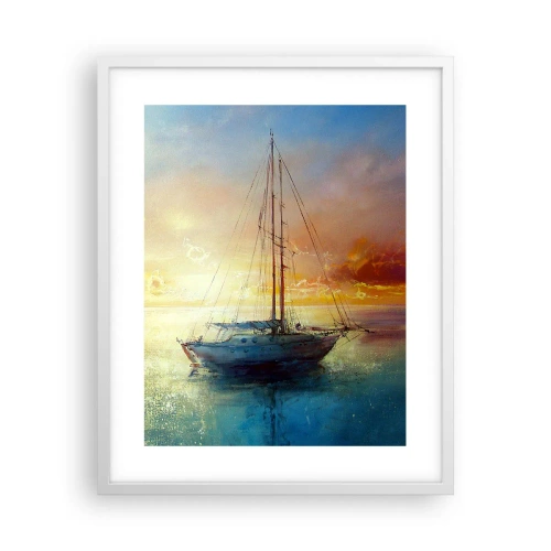 Poszter fekete keretben - Egy arany öbölben - 40x50 cm