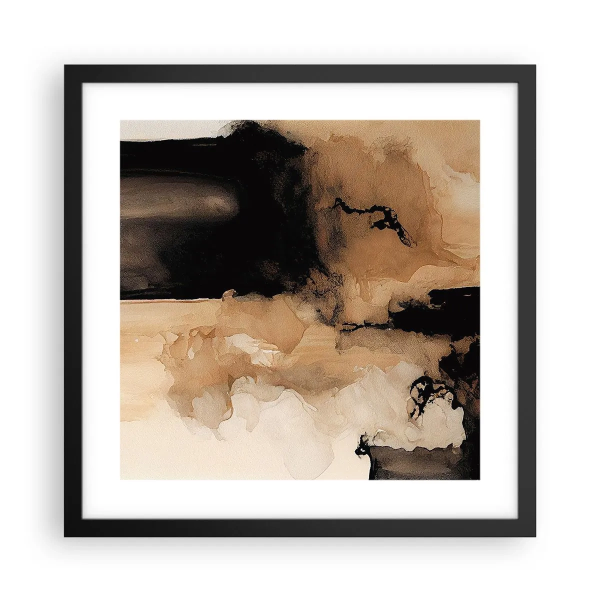 Poszter fehér keretben - Egy érdekes absztrakció - 40x40 cm