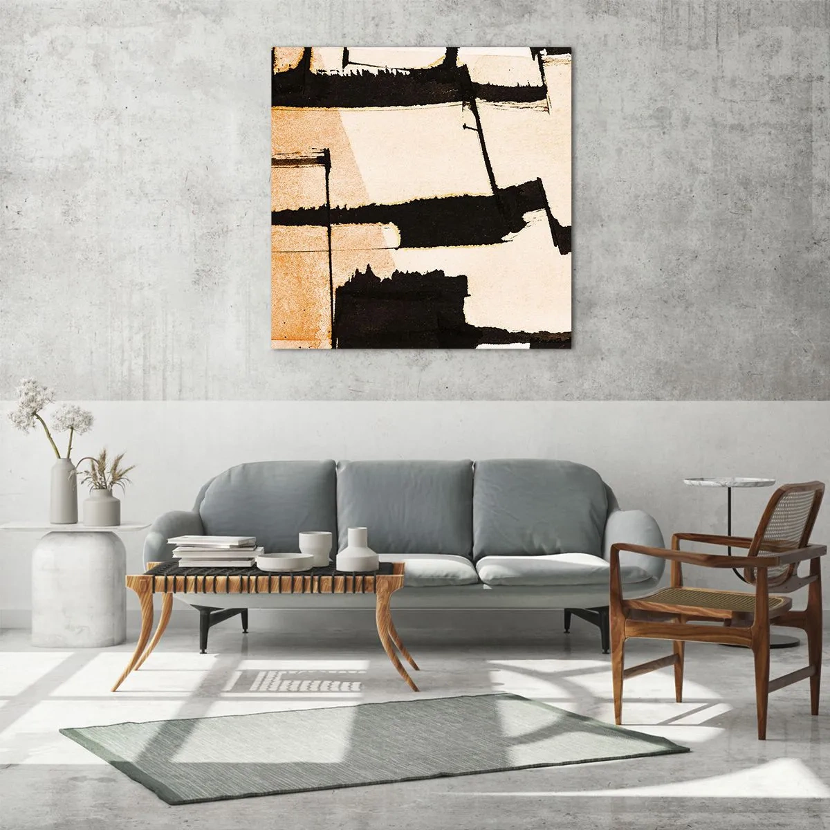 Üveg kép - Mégis rend - 60x60 cm