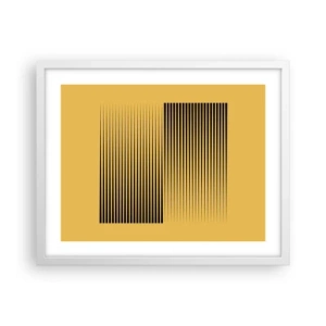 Poszter fekete keretben - Az ellentétek négyzete - 50x40 cm