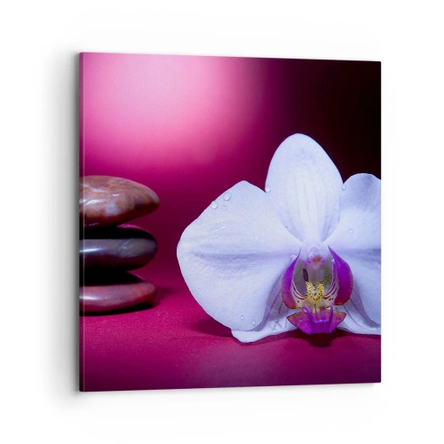 Vászonkép - A frissesség tanulmánya lilában - 70x70 cm