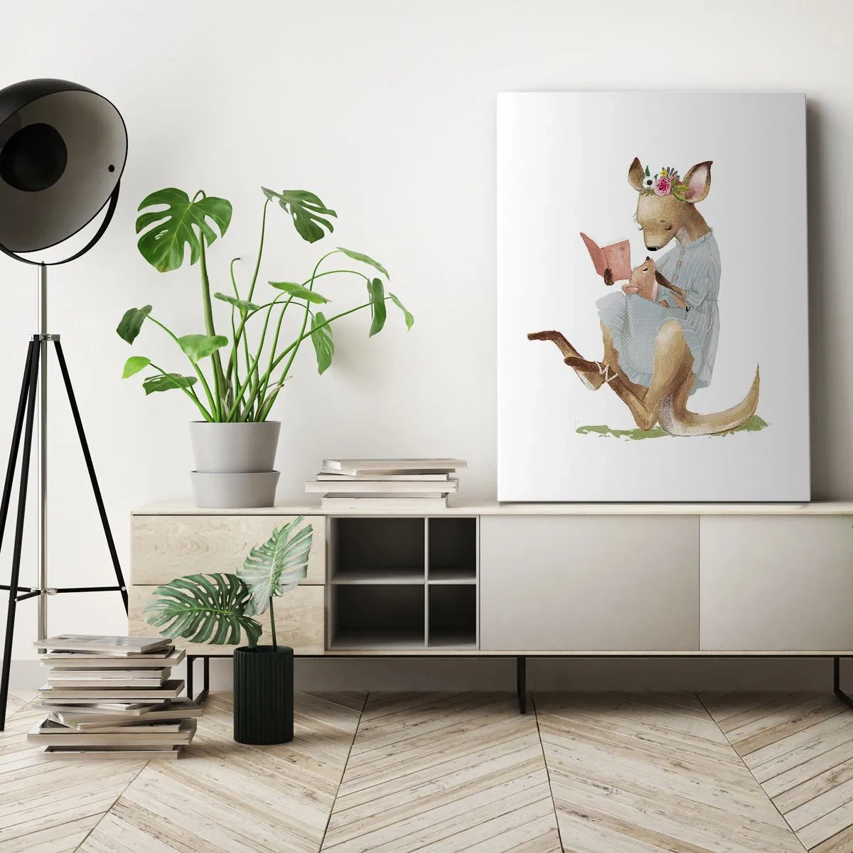 Vászonkép - Olvass nekem anya - 50x70 cm