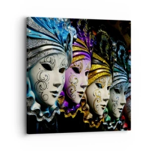 Vászonkép - Rejtély aranyban és ezüstben - 30x30 cm