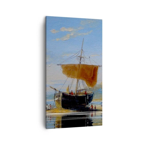 Vászonkép - Víz, föld, levegő - 45x80 cm