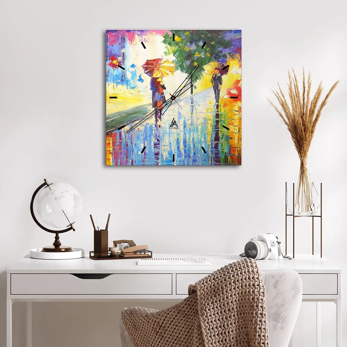 Falióra, Óra - És minden világos - 40x40 cm