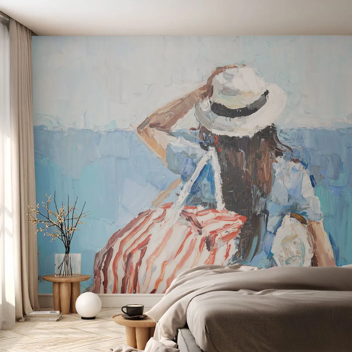 Fotótapéta Premium Sand - Üdvözöljük a nyaraláson - Strand, Nő, Tengeri - 100x70 cm