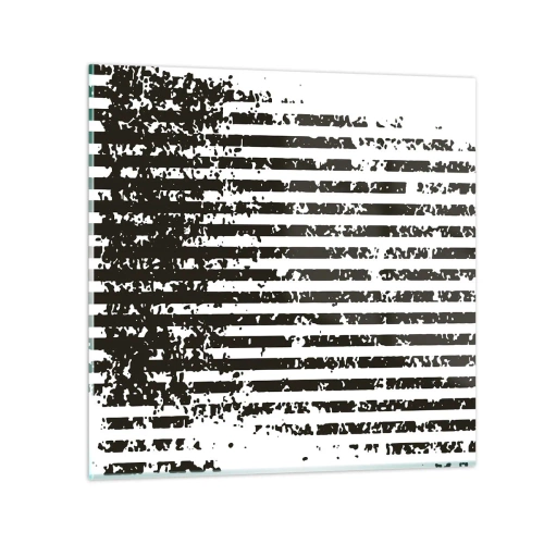 Üveg kép - Ritmus és zaj - 30x30 cm
