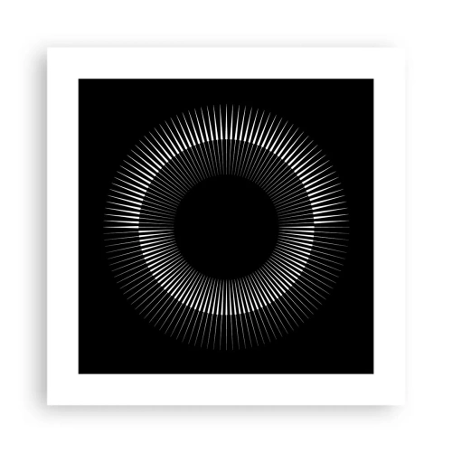 Poszter - Fekete Nap - 40x40 cm