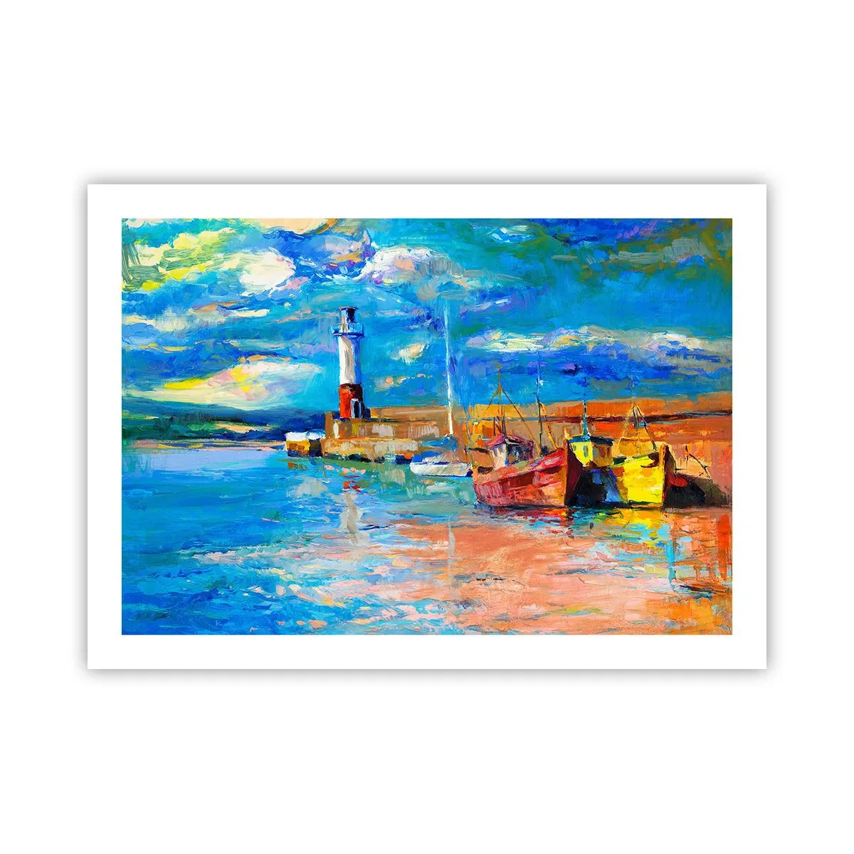 Poszter - Egy délután a szivárványos öbölben - 70x50 cm
