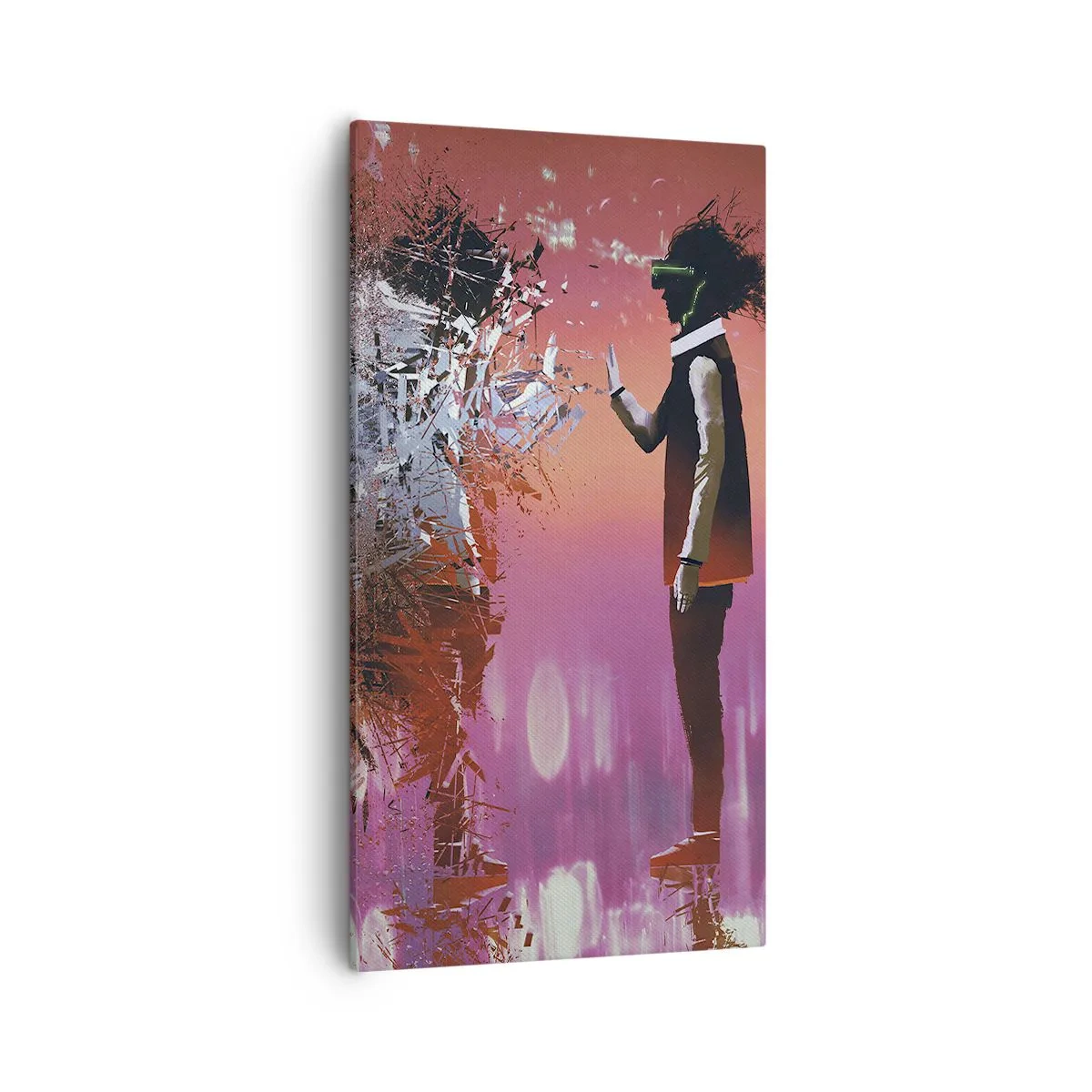 Vászonkép - Tudsz magadba nézni? - 55x100 cm