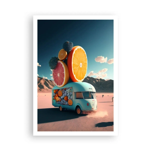 Poszter - A nyaralás íze - 70x100 cm