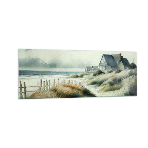 Üveg kép - Távol a nyüzsgéstől - 140x50 cm