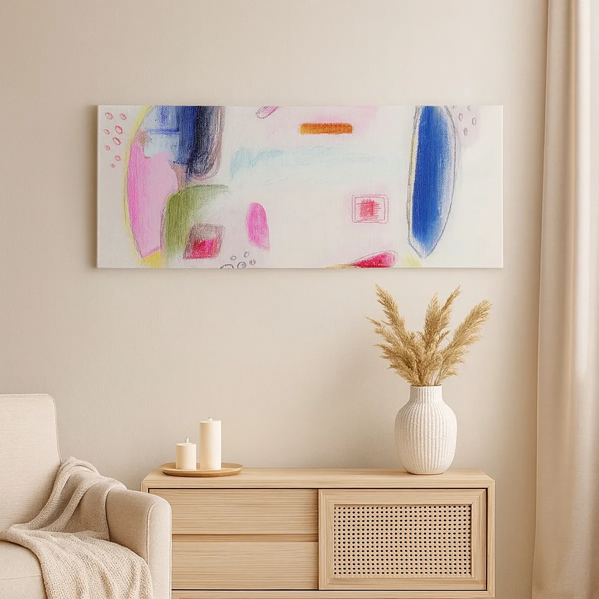 Vászonkép - Inkább domború, mint homorú, vagy lapos - 30x30 cm