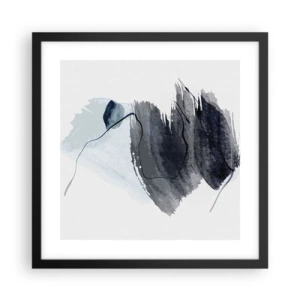 Poszter fehér keretben - Intenzitás és mozgás - 40x40 cm