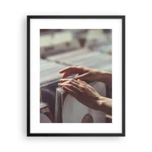 Poszter fehér keretben - Érzelmeket keresése - 40x50 cm