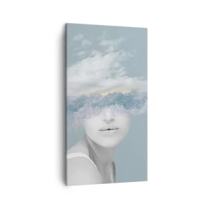 Vászonkép - Fejjel a fellegekben - 45x80 cm