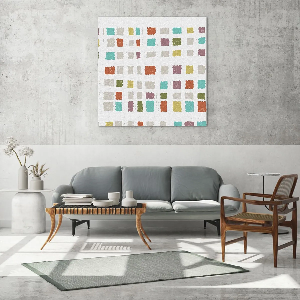 Üveg kép - Ismeretlen játék - 60x60 cm